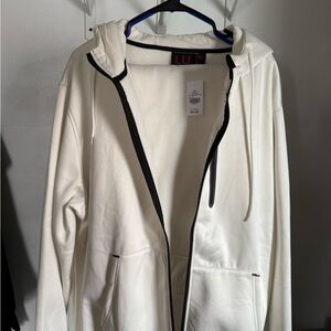LU Off White Zip-Up Hoodie with matching Pants